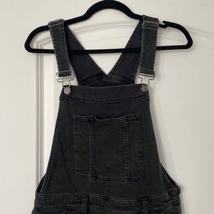 GAP | Black Denim Skinny Overalls